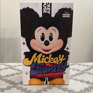 Disney Mickey Family Keychain - Black and Red